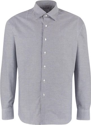 THE (ALPHABET) Camicia in cotone a quadri - Nero