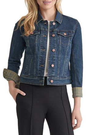 Jones New York Denim Trucker Jacket in Wainscott Wash at Nordstrom, Size Small