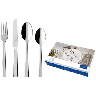 Villeroy & Boch Servizio di posate in acciaio inox da 68 pezzi - 12-6350-9081 - villeroy-boch