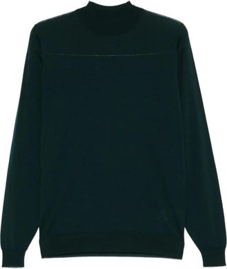 John Smedley Coltruien - Heren - Coltruien - Groen - XL - Wol - Truien & Vesten