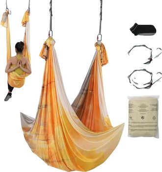 OEM Hamaca De Yoga A&eacute;rea, Nailon Resistente De 100 G/m&sup2;, Capacidad De 1000 Kg, Uso Vers&aacute;til