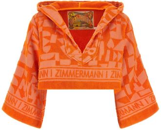 Zimmermann Orange Geometric Hood Top