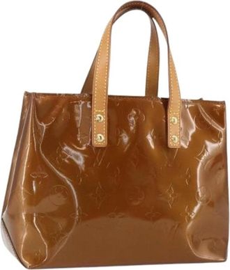 Louis Vuitton Pre-owned Leren Handtas - Dames - Vintage Handtas - Bruin - ONE Size - Leer - Vintage