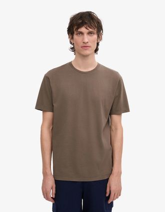 Colorful Standard Mens Colorful Standard Classic Organic T-Shirt - Cedar Brown - Size: 38