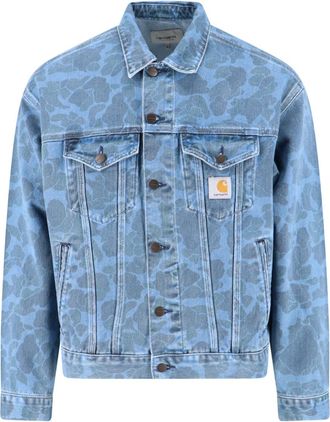 Carhartt Work in Progress Duck Helston Jacket, In Light Blue Organic Cotton