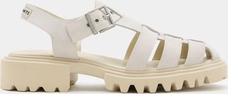 AllSaints Womens Cow Leather Nessa Chunky Leather Sandals, Size: UK 8/US 11/EU 41