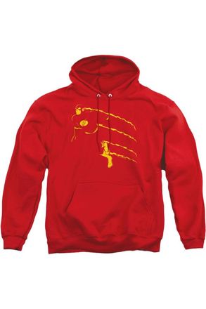 Gildan DC Comics Flash Flash Min Adult Pull Over Hoodie / Hooded Sweatshirt