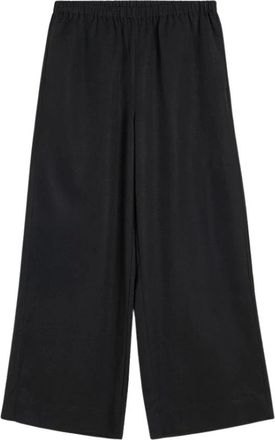 By Malene Birger Dames, Broeken, Zwart, Maat: M Linnen