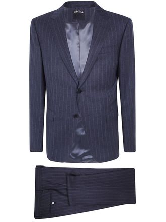 Ermenegildo Zegna Suit Striped Z Luxury Tailoring
