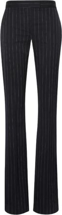 Sportmax Broeken, Dames, Zwart, S, Slim-fit Broeken