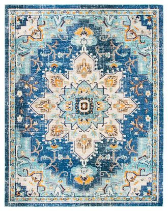 Safavieh Alfombra azul/azul claro 244 x 305 cm