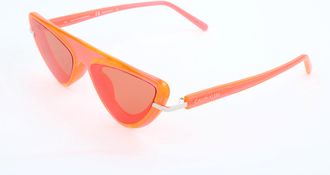 Calvin Klein Unisex 57mm Orange Sunglasses CKNYC1951S-855-57