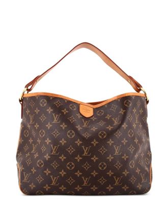 Louis Vuitton Delightful Handbag Monogram Canvas MM hobo bag - women - Fabric - One Size - Brown