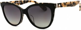 Kate Spade New York Polarized Grey Shaded Cat Eye Ladies Sunglasses DAESHA/F/S 0WR7/WJ 56