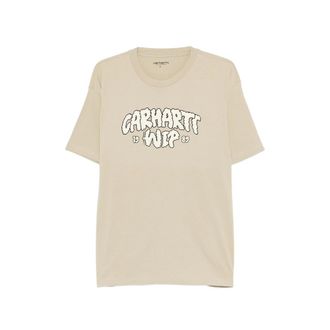 Carhartt Work in Progress Logo-print Crew-neck T-shirt