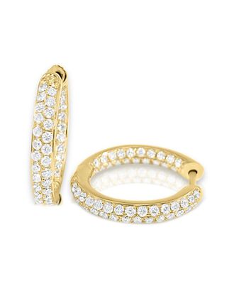 Sabrina Designs 14K 1.00 Ct. Tw. Diamond Hoops