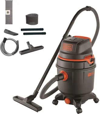 Black+Decker Black&decker - Black+decker Aspirador Multiuso Bxvc30pde De S&oacute;lidos Y L&iacute;quidos (1600 W, 30 L)