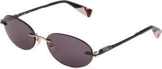 Furla Womens Sunglasses Polished Rose Gold Metal Eyewear
