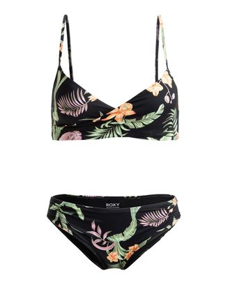 Roxy Badeanzug ROXY Pt Beach Classics, Damen, Gr. XS, schwarz, Recycling-Polyester, Badeanz&uuml;ge Badeanzug