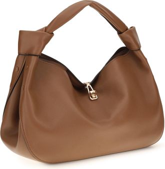 Gabriela Hearst Womens Antonia Mini Handbag Cognac Lamb Ovis Aries Handbags Hand Bags