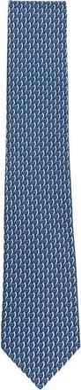 Ferragamo Gancini-print Tie