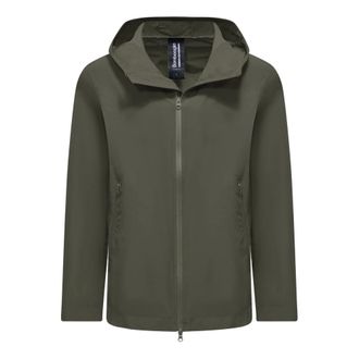 Bomboogie Light Jackets, male, Green, Size: 2XL Cotton and nylon jacket