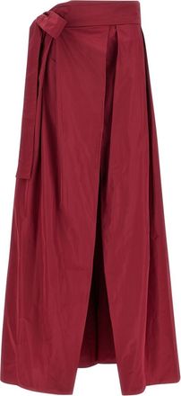Pinko Maroon Cavallina skirt