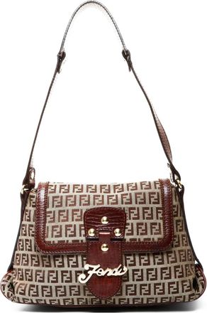 Fendi 2000-2015 Zucchino shoulder bag - Neutrals