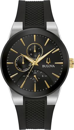 Bulova Womens Quadra Black Dial Watch
