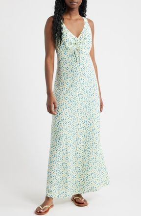 Rip Curl Surf Side Maxi Dress in Light Yellow at Nordstrom, Size X-Small