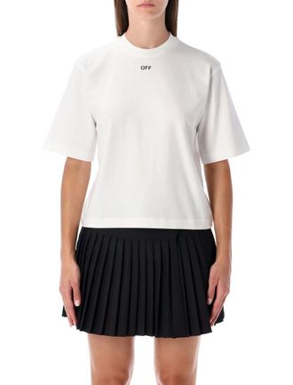 Off-white White Crew Neck T-Shirt