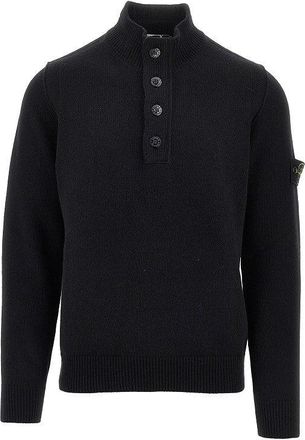Stone Island Knitted sweater with Logo Badge Man XL