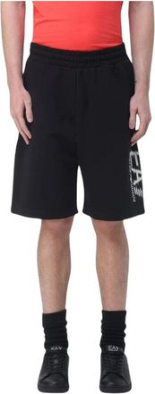 Emporio Armani Katoenen joggingbroek - Heren - Sport - Zwart - Maat: L Katoen