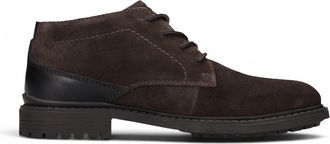 Bugatti Mens Navy Blue Suede Leather Lace-up Desert Ankle Boots - Rigalo Evo