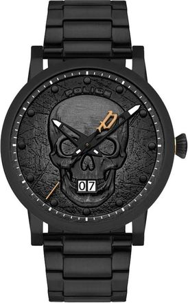 Police Stijlvolle Roestvrijstalen Analoge Horloge - Heren - Horloges - Zwart - ONE Size - Accessoires