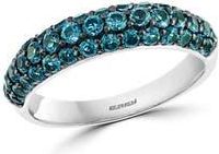 Effy Pav&eacute; London Blue Topaz Ring at Nordstrom Rack, Size 7