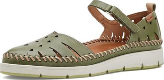 Pikolinos Tenerife W8D Womens Flat Shoes Mint Green : EU 41 (US Womens 10-10.5) B - Medium, Leather