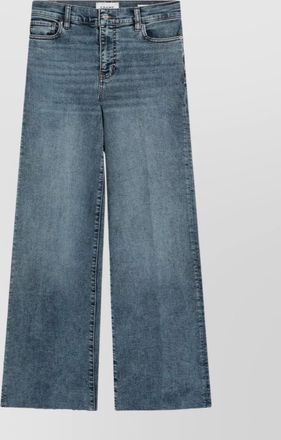 Frame Denim trousers stretch denim frayed hem