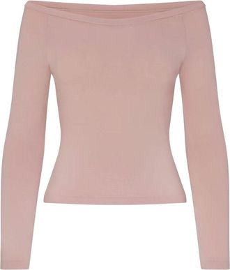 Nike (WMNS) Nike x SKIMS Stretch Knit Off-Shoulder Long Sleeve Top Himalayan LSLSL10090W-HIM