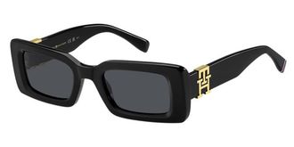 Tommy Hilfiger TH 2125/S 807/IR Womens Sunglasses Black Size 50