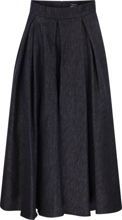 Max Mara Smmalex Corolla Skirt In Cotton Blend