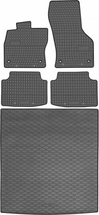 OEM Juego De Alfombrillas De Goma Para Coche Y Alfombrilla Para Maletero Para Vw Passat B8 Kombi A Partir De 2014