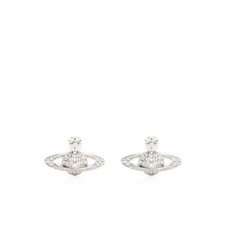 Vivienne Westwood Mini Bas Relief Orb Crystal-embellished Earrings