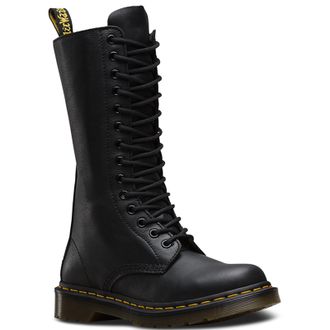 Dr. Martens 1B99 Virginia Leather Womens Mid Calf Boots - Black - Size:UK 6.5