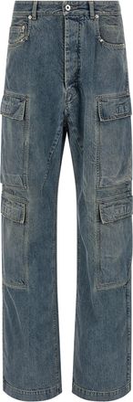 Rick Owens Cotton Cargo Mens Pants