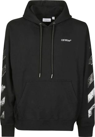 Off-white Metal Arrow Skate Sweatshirt - Heren - Hoodies - Zwart - M - Katoen - Hoodies & sweatvesten