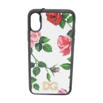 Dolce & Gabbana Phone Accessories, female, Multicolor, Size: ONE SIZE Floral Print Women iPhone Cover