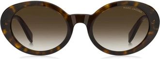 Marc Jacobs Havana Round Sunglasses - Brown