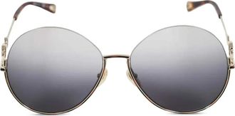 Chloé Occhiali da sole tondi - Oro