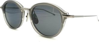 Thom Browne Grijze Zonnebril Ss 24 International Fit - Heren - Zonnebrillen - Zwart - 46 MM - Accessoires